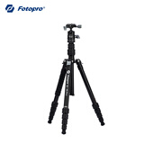 富图宝（Fotopro）铝合金材质 可拆独脚 全景拍摄 便携反折微单数码相机摄影摄像三脚架 X4ipro+42QP 全景云台/黑色