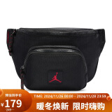 耐克NIKE单肩包/斜挎包中性腰包胸包JORDAN休闲包HF1892-010黑小