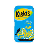 酷滋（Kiskis）无糖薄荷糖铁盒装 网红水果接吻香体清口含片清新口气糖果含片 柠檬口味*1盒