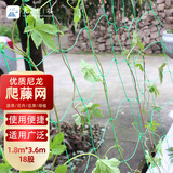 九千谷 植物爬藤网豆角蔬菜瓜类尼龙网支架网园艺  1.8m*3.6m18股 J0222