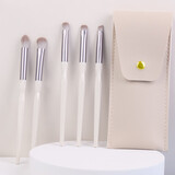 美卡芙优（MUFY）眼影刷套装刷眼部晕染刷细节化妆刷便携软毛斜头鼻影刷眼线卧蚕刷 5支 化妆刷