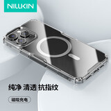 耐尔金适用苹果iPhone16 Pro手机壳磁吸 透明全包气囊防摔超薄保护套简约硬壳软边男女 本色Pro 白色
