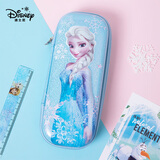 迪士尼（Disney）小学生文具3D压膜抗压耐摔EVA大容量笔袋文具盒冰雪奇缘系列蓝色