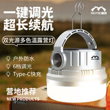 魔铁（MOTIE）露营灯太阳能照明灯户外灯野营帐篷营地挂灯家用停电应急充电灯 充电款工作灯