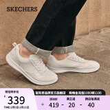 斯凯奇（Skechers）男鞋冬季商务皮鞋舒适板鞋休闲鞋防滑运动工作鞋210835新年礼物