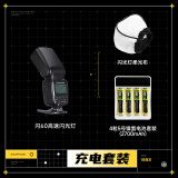 FK580机顶闪光灯便携外拍灯单反相机TTL高速摄影灯离机拍照打光灯佳能款充电套装