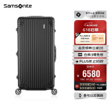 新秀丽（Samsonite）行李箱30英寸拉杆箱铝镁合金高端铝框旅行箱包DB3黑色密码箱