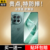 蓝颜【电竞金刚玻璃】OnePlus 一加12钢化膜 手机膜电竞抗指纹蓝光磨砂防窥全胶水凝膜贴膜秒贴膜 蓝光金刚膜【升级抗蓝光】2片+神器 一加12适用