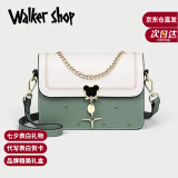 Walker Shop品牌包包女包单肩包女士小方包送女友老婆生日七夕情人节礼物 绿色 【礼盒装/京仓发货/次日达】