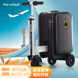 Airwheel爱尔威20英寸电动行李箱可骑行代步滑板车智能伸缩杆拉登机箱SE3S SE3S 黑色智慧版