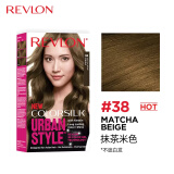 露华浓（Revlon）丽然3D染发剂 女士染发膏无刺激不伤发可盖白头发染发霜黑色锁色 38#抹茶棕色-新色