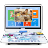 金正移动DVD播放机 便携式高清EVD电视影碟机老人唱戏机手机同屏 22#蓝色网络WiFi版 标配