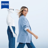 蔡司（ZEISS）泽锐眼镜片定制1.74自由环面钻立方铂金膜变色深灰配镜1片/-1400