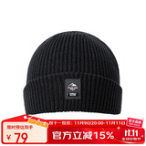 探路者（TOREAD）帽子 秋冬男女通用防风保暖弹力针织帽户外套头帽TELLCM90744黑色