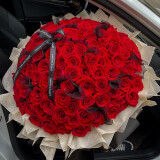来一客情人节红玫瑰生日花束鲜花速递同城配送全国表白求婚礼物 99朵红玫瑰仙女款