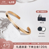 丹尼尔惠灵顿（DanielWellington）dw手镯女时尚首饰玫瑰金情侣对镯七夕情人节礼物送女友DW00400003