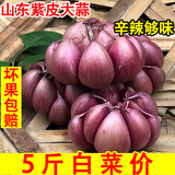 2025年新鲜紫皮干蒜可腌制腊八蒜9斤5斤整箱新晒干十成干紫皮干蒜 1000g 优选特大果