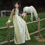 十三余小豆蔻儿[灵谷之森]冬季国风保暖毛绒外套吊带裙民族风套装 吊带裙 现货 XL