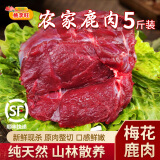 桃李旺（taoliwang）鹿肉新鲜现杀梅花鹿肉 鹿腱子 鹿腿商用批发带皮鹿排带皮生鲜鹿肉 【2斤】梅花鹿肉