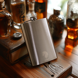 斯涅克316不锈钢酒壶随身加厚便携式5两装白酒酒瓶户外