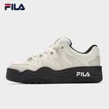 FILA 斐乐官方女鞋ROSETTA摩登板鞋春斑斓鞋运动鞋休闲鞋 奶白/杏仁奶白-GA 40