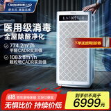 SOLEUSAIR【家电国家补贴】舒乐氏空气净化器除醛细菌流感病毒宠物吸附猫毛异味过敏原消毒机净化机A10