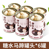 满意包糖水水果捞罐头马蹄罐头荸荠罐头酸甜口味休闲零食425克*6罐