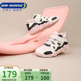 江博士学步鞋运动鞋 冬季男女宝宝儿童鞋B14234W010A粉/白/黑加绒 23