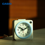 卡西欧（CASIO）闹钟TQ-146学生儿童卡通创意闹表卧室床头多功能夜灯小闹铃 TQ-146-7PF高级灰+蓝