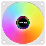 长城（Great Wall）阿基米德X120 ARGB版 白色 12CM风扇（ARGB神光同步/8减震脚垫/加强筋条/60CM长线材/小3PIN串接）