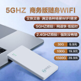 中科巨龙随身wifi移动WiFi4g无线网卡不限流量路由器免插卡笔记本电脑车载学生流量卡 双频5GHz+WiFi6（5000mAh毫安电池）