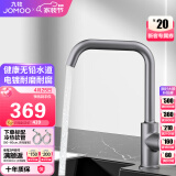 九牧（JOMOO） 厨房水龙头7字型枪灰龙头360度可旋转高挑水龙头33151-506/HBS-Z