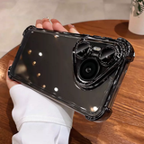 艾派客华为Pura70Pro手机壳气囊防摔P70pro+保护套自带镜头膜电镀全透明硅胶镜头全包围简约男女款外壳 【星芒黑】气囊防摔-透亮不发黄 华为P70Pro/Pro+
