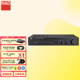 NAD C316 BEE V2 发烧级高保真HiFi功放机 家用合并式纯音乐大功率2.0立体声放大器 C316 V2（黑色）