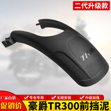 群伟（QUNWEI）适用HJ300-3豪爵TR300前挡泥板加长后轮挡水挡雨板瓦改装后盾配件 加长新款前挡泥板【PLUS版本不能安装