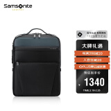 新秀丽（Samsonite）男士双肩包14英寸大容量商务背包牛皮电脑包TM0*61001