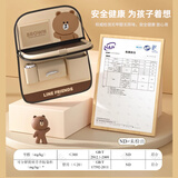 潮九玩五车载收纳袋挂袋汽车座椅后背后座置物架椅背后排小桌板车内用神器 Drawing Brown【单个装】