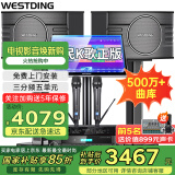 威斯汀（WESTDING）【国家补贴】家庭ktv音响套装唱歌全套设备家庭影院家用卡拉ok点歌机一体机音箱 【专业话筒】108旗舰版+393+K83+T8