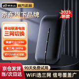 京东云【京东自主品牌】随身wifi无线移动wifi6流量卡4G路由器宽带无限流量2025款支持4g5g设备上网2024 旗舰版WiFi6 Pro 三网智能切换