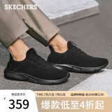 斯凯奇（Skechers）舒适透气网面休闲鞋一脚蹬轻质时尚运动鞋210281