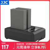 JJC 相机电池 BLS-5/BLS-50 适用于奥林巴斯EM10 EM10II EM10III EPL9 EPL8 EPL7 EPL6 OM-5 续航配件 两电一充