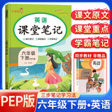 [含课本原文] 2025春课堂笔记六年级英语下册人教版 小学六年级英语下册课本教材同步讲解教材笔记黄冈随堂笔记小学生课前预习单课后复习辅导书