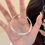 手镯似锦气质中式手链个性时尚搭女新款清新锦繁花温柔钛钢脚链 繁花似锦手镯