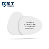 星工（XINGGONG）防毒面具套装硅胶全面罩 活性炭口罩/粉尘/苯/醚/醇类化工喷漆印刷有机气体 防毒滤棉10片