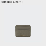 CHARLES&KEITHCK6-50680926包包女包菱格迷你卡包钱包 Taupe灰褐色 6个