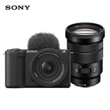 索尼（SONY）ZV-E10 II APS-C画幅微单相机黑色 滤镜直出 变焦双镜头套装（16-50mm标准镜头+18105G变焦镜头）
