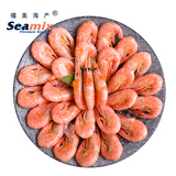禧美海产头籽北极甜虾2斤/盒 120/150 头籽率参考50%  MSC认证 轻食海鲜