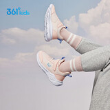 361°童鞋 儿童运动鞋25冬季男女童3-14岁皮革校园跑鞋 粉36