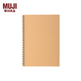 无印良品（MUJI） 双环笔记本 学生文具 牛皮纸色/空白/80张 B5