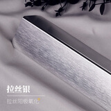 角斗士钛铝合金护墙角保护条免打孔护角条装饰客厅防撞收边包边阳角条 拉丝银：宽26*26MM 厚1.5MM 1米